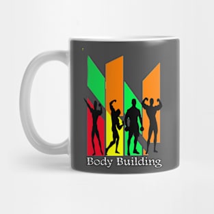 Bodybuilding pose Mug